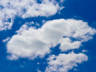 Fototapeta premium The white clouds in the sky