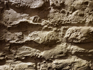 Old brick wall pattern close view background, stone texture surface