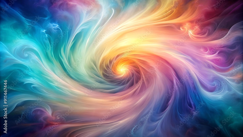 Aufkleber abstract watercolor background: a dance of color and form generative ai