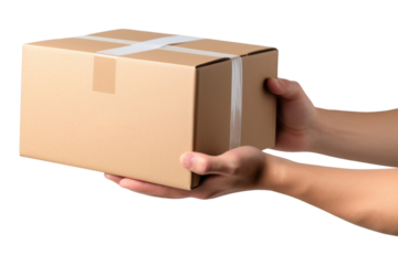 PNG Box cardboard holding carton.