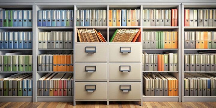 Organized storage drawers with corporate records, neat, stacked, storage, drawers, organized, trove, corporate, records
