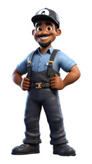 Fototapeta premium PNG Cartoon black white background protection.