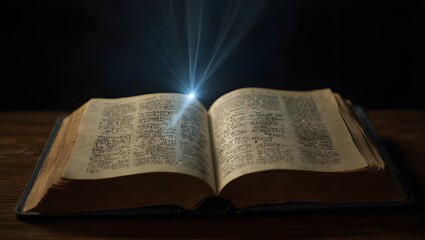 Fototapeta premium old book with cross