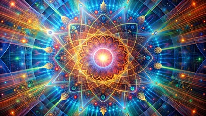 Ephemeral Quantum Tapestry: A Symphony of Color in the Digital Realm  AI generated