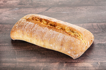 Italian ciabatta bread fresh and crust