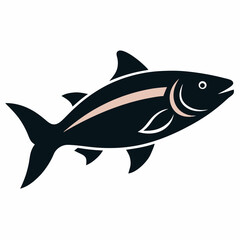 Salmon Black silhouette
