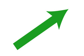 green arrow isolated transparent background png file ui android web ios app website design