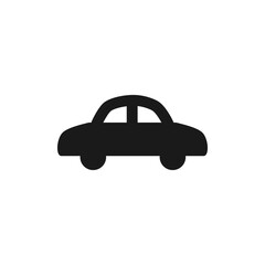 Fototapeta premium Car on The Road Icon
