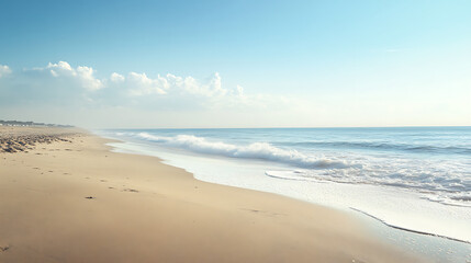 Fototapeta premium Serene Seascape with Boat