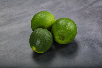 Green sour tropical Lime fruit