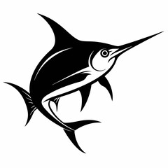 Swordfish Black silhouette