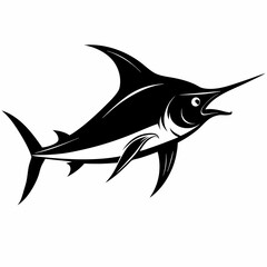 Swordfish Black silhouette