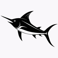 Swordfish Black silhouette