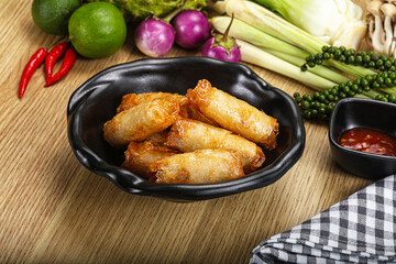 Vietnamese cuisine fried spring roll