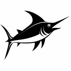 Swordfish Black silhouette