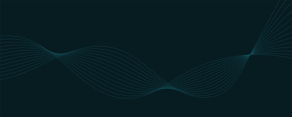 Abstract vector background with wavy lines
