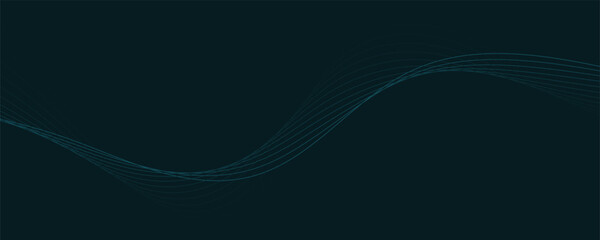 Abstract vector background with wavy lines
