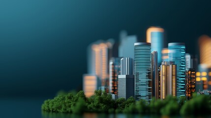 AI metropolis, advanced urban design, digital networks, futuristic technology