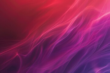 Fototapeta premium Abstract red and purple gradient background with smooth lines and soft light and shadow effects creating a smoke effect