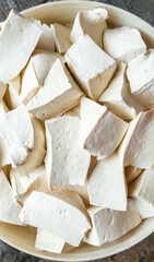 White tofu food