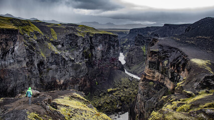Conquering the Wild: Exploring Iceland's Rugged Canyon
