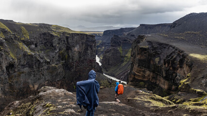 Conquering the Wild: Exploring Iceland's Rugged Canyon