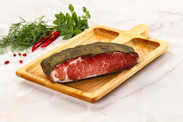 Delicous tasty dry pork jerky