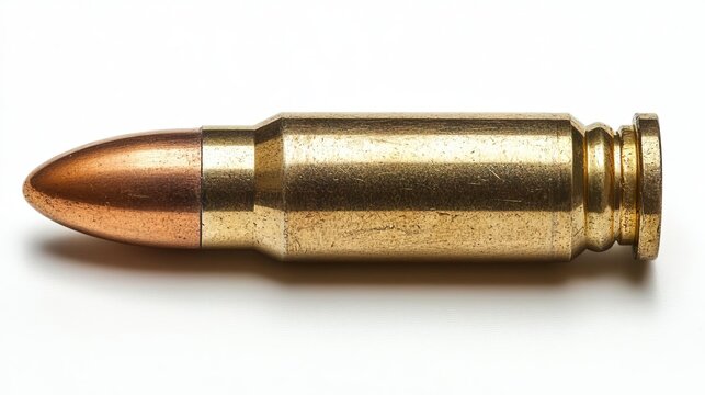 Goldplated bullet with copper base