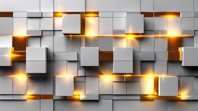 Fondo abstracto 3d formado por cubos geom&eacute;tricos. 