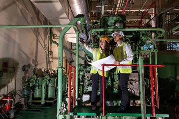 Engineers in the power industry are experts, both men and women, who are essential to the success of the operation, with specialized skills and creative approaches to increasing efficiency.