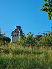 Osterwieck im Harz in Sachsen-Anhalt, Landschaft beim Bismarckturm