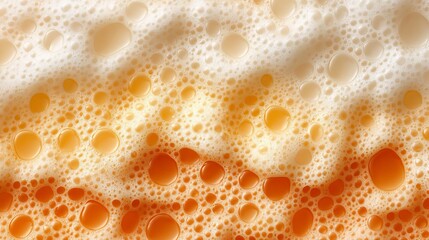 This image features a closeup of bubbles with foam textures creating an interesting and dynamic visual effect