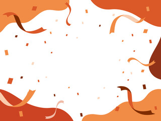 秋のスーパーSALEやキャンペーンなどのポップなフレーム