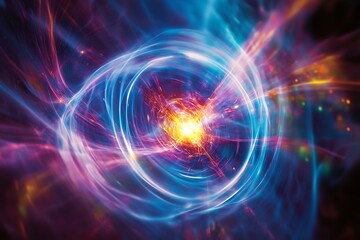 Obraz premium Exploring the Fusion of Bio-Photonics, Terahertz Magnetism, and Scalar Aether Energy