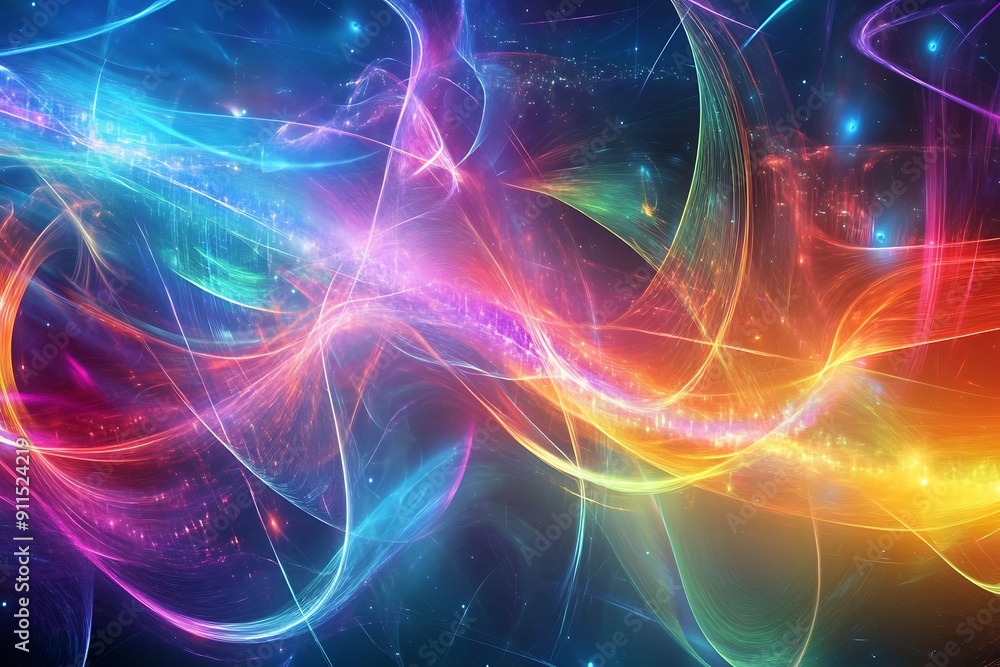 Poster exploring quantum optics with infrared waves: electromagnetic fields and scalar resonance in focus