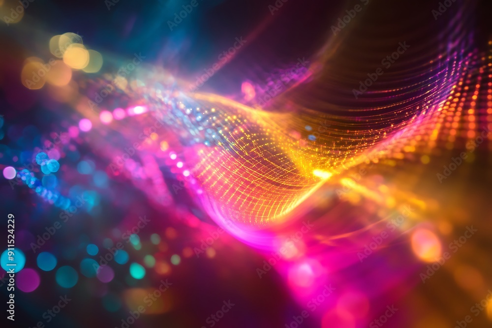 Poster illuminating quantum optics: exploring infrared waves, electromagnetic fields, and scalar resonance