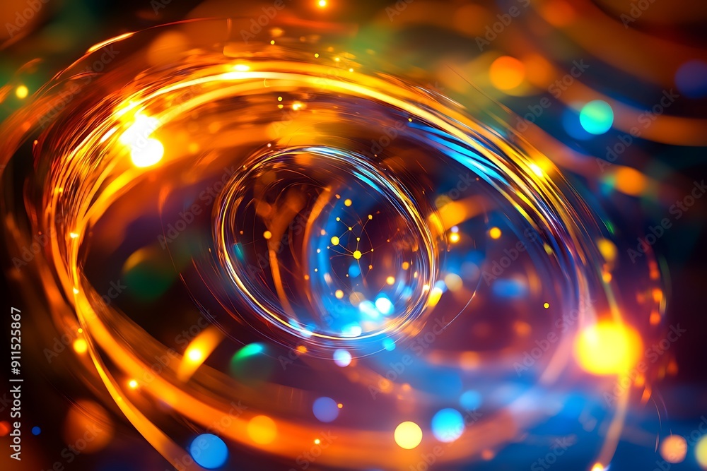 Poster exploring photonics in low-frequency waves: magnetic interaction and scalar vibration dynamics