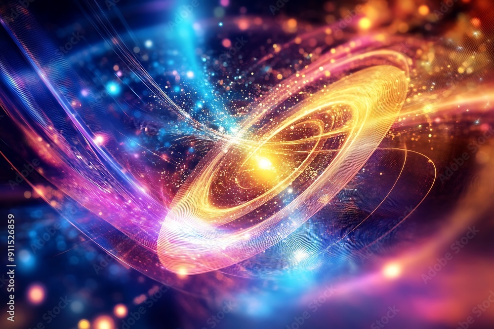 Poster exploring quantum optics with microwaves and magnetic resonance in scalar energy fields