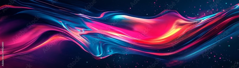Poster futuristic abstract background with digital textures and patterns, utilizing geometric shapes and vi