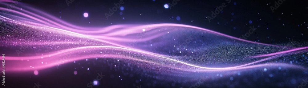 Poster  space-themed background with abstract patterns and light gradients blending seamlessly to create a futuristic and modern texture that embodies the essence of technology