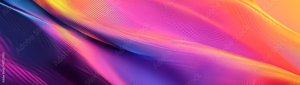 Aufkleber creative and colorful background with bold geometric patterns and textured gradients forming an intricate abstract design that blends elements of technology