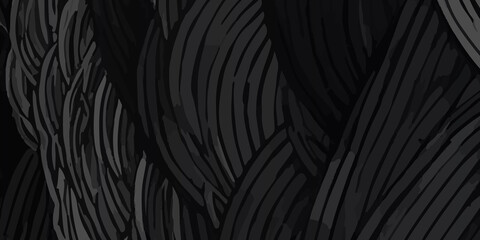 Black Abstract Background Minimal and Clean Lines for Movement Seasonal Christmas Business. Black Wave Background. Black Color Abstract background design. Black color background. Ai Generated