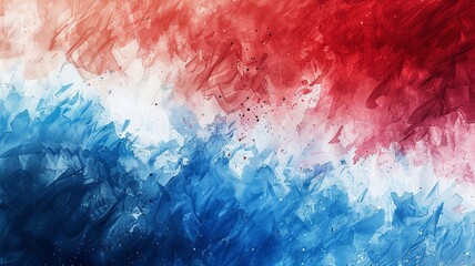 Fototapeta premium This modern, minimalist design of the Dutch flag features clean lines, emphasizing the simplicity of the red, white, and blue stripes