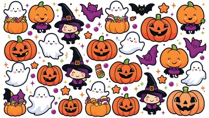 Halloween stickers.