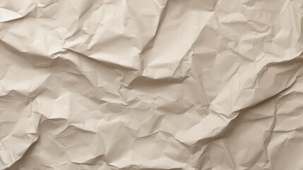 Fototapeta premium Crumpled Beige Paper Background