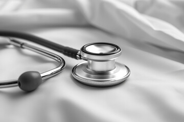 close up photo of a stethoscope, this image is suitable for use as a background for presentations and posters