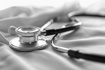 close up photo of a stethoscope, this image is suitable for use as a background for presentations and posters