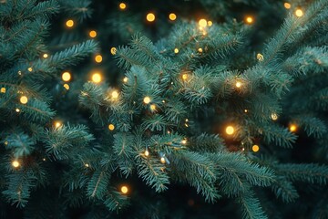 A tree with lights on it