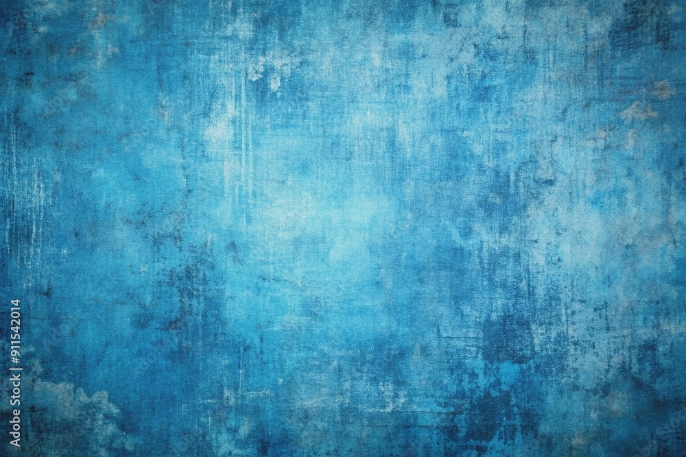 Wall mural seamless blue grunge texture vintage background. blue abstract grunge textures wall background. abst