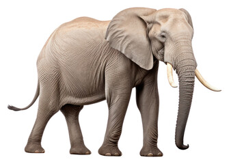 Obraz premium PNG African forest elephant wildlife animal mammal.